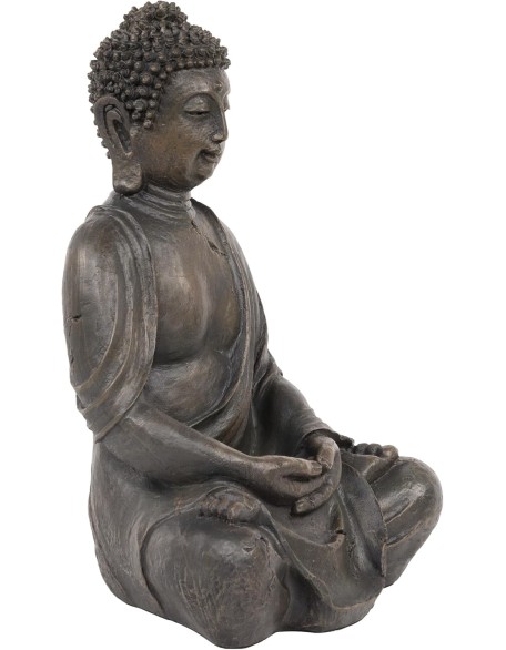 Alpine Corporation 15" Tall Indoor/Outdoor Meditating Buddha Statuary Décor Alpine Corporation 15" Tall Indoor/Outdoor Meditating Buddha Statuary Décor