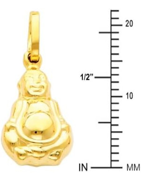 14k Yellow Gold Buddha Charm Pendant 14k Yellow Gold Buddha Charm Pendant