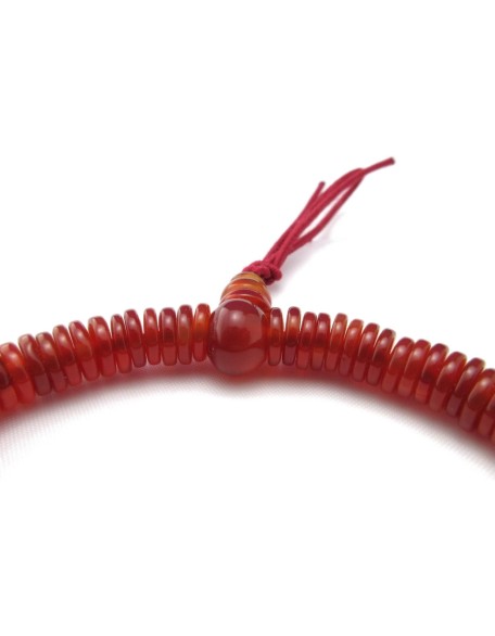 108 Gemstone Flat Beads Bracelet Japanese Juzu Rosary Prayer beads Meditation Chakra Handmade in Kyoto Birthday Gifts for men (red agate) 108 Gemstone Flat Beads Bracelet Japanese Juzu Rosary Prayer beads Meditation Chakra Handmade in Kyoto Birthday Gifts for men (red agate)
