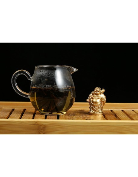Feng Shui 2'' Golden Resin Laughing Buddha Statue Figurines Set of 6 BS019 Feng Shui 2'' Golden Resin Laughing Buddha Statue Figurines Set of 6 BS019