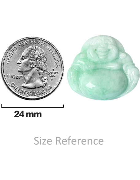 Laughing Buddha Jade Necklace, Real Grade A Certified Burma Jadeite for Happiness and Wealth, Adjustable Lucky Red Cord, Laughing Buddha Jade Necklace, Real Grade A Certified Burma Jadeite for Happiness and Wealth, Adjustable Lucky Red Cord,