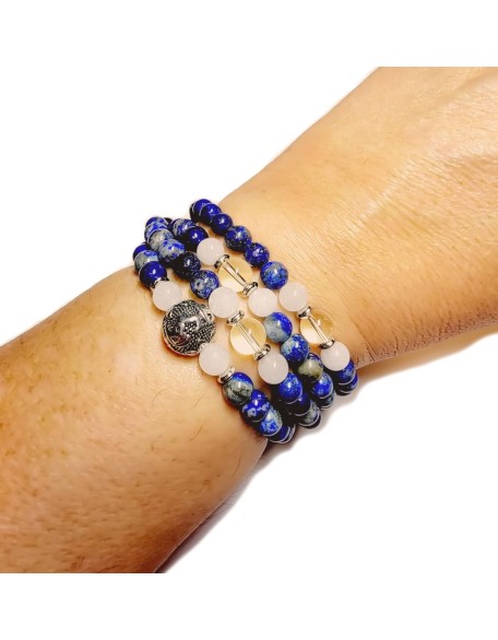 PROTECTION AGAINST NEGATIVE ENERGIES Lapis Lazuli + Jade + Quartz 108 Japa Mala Beads Yoga Meditation Necklace Heart Chakra Third Eye Chakra Real Natural Stones Guru Beads & Mantra Bead - USA HANDMADE PROTECTION AGAINST NEGATIVE ENERGIES Lapis Lazuli + Jade + Quartz 108 Japa Mala Beads Yoga Meditation Necklace Heart Chakra Third Eye Chakra Real Natural Stones Guru Beads & Mantra Bead - USA HANDMADE