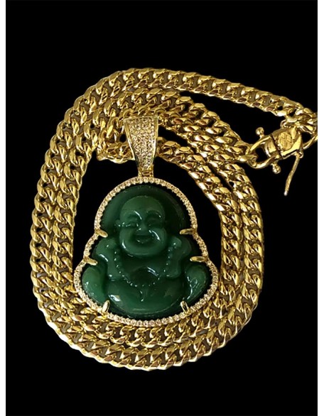 Smiling Laughing Buddha Jade Pendant Necklace Chain Genuine Certified Grade A Jadeite Jade Hand Crafted, Jade Neckalce, 14k Gold Filled Buddha necklace, Jade Medallion Smiling Laughing Buddha Jade Pendant Necklace Chain Genuine Certified Grade A Jadeite Jade Hand Crafted, Jade Neckalce, 14k Gold Filled Buddha necklace, Jade Medallion