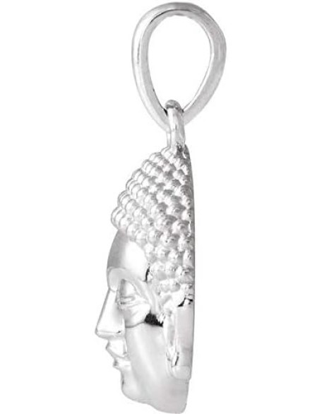 Sterling Silver 14.7x10.5 mm Meditation Buddha Pendant Buddha Necklace or Pendant Sterling Silver 14.7x10.5 mm Meditation Buddha Pendant Buddha Necklace or Pendant