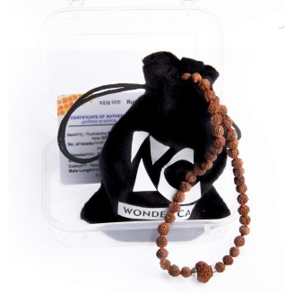 Wonder Care - Original Nepali Rudraksha Bead/Rudraksha Bead Natural Rudra Religious Rosary Bead