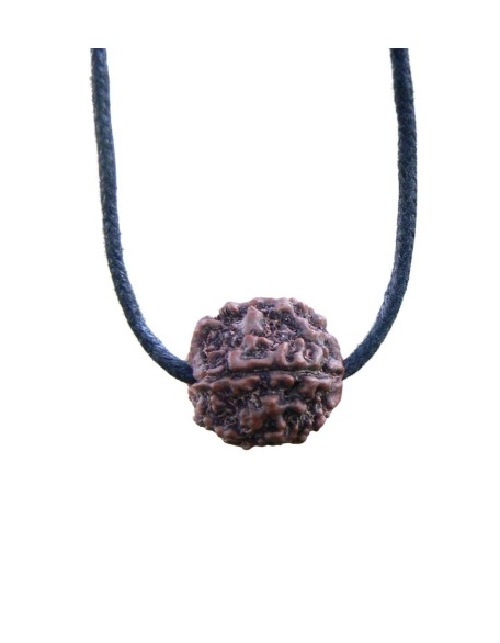 Rudraksha Pendant HANDMADE Real Original Big 5 Mukhi Mala Bead, Rudraksh Necklace on Adjustible Cotton Cord, Shiva Jewelry, Hindu protection necklace for men women (Black cotton cord) Rudraksha Pendant HANDMADE Real Original Big 5 Mukhi Mala Bead, Rudraksh Necklace on Adjustible Cotton Cord, Shiva Jewelry, Hindu protection necklace for men women (Black cotton cord)