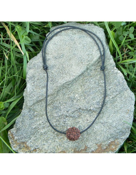 Rudraksha Pendant HANDMADE Real Original Big 5 Mukhi Mala Bead, Rudraksh Necklace on Adjustible Cotton Cord, Shiva Jewelry, Hindu protection necklace for men women (Black cotton cord) Rudraksha Pendant HANDMADE Real Original Big 5 Mukhi Mala Bead, Rudraksh Necklace on Adjustible Cotton Cord, Shiva Jewelry, Hindu protection necklace for men women (Black cotton cord)