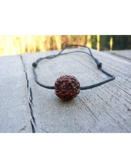 Rudraksha Pendant HANDMADE Real Original Big 5 Mukhi Mala Bead, Rudraksh Necklace on Adjustible Cotton Cord, Shiva Jewelry, Hindu protection necklace for men women (Black cotton cord) Rudraksha Pendant HANDMADE Real Original Big 5 Mukhi Mala Bead, Rudraksh Necklace on Adjustible Cotton Cord, Shiva Jewelry, Hindu protection necklace for men women (Black cotton cord)