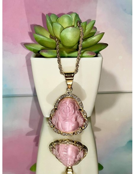 Laughing Buddha Pink Jade Iced Diamond Pendant Necklace Rope Chain Genuine Certified Grade A Jadeite Jade Hand Crafted, Natural Green Obsidian Healing Crystal Buddha Mala Statue Prayer Necklace Laughing Buddha Pink Jade Iced Diamond Pendant Necklace Rope Chain Genuine Certified Grade A Jadeite Jade Hand Crafted, Natural Green Obsidian Healing Crystal Buddha Mala Statue Prayer Necklace