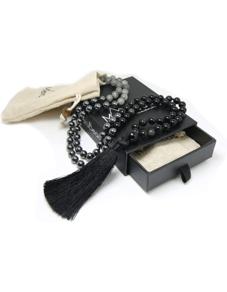 Premium Mala Beads Necklace - 8mm Mala Necklace - Japa Mala - 108 Mala Necklace for Meditation - Mantra Meditation Necklace - Birthstone Necklace Premium Mala Beads Necklace - 8mm Mala Necklace - Japa Mala - 108 Mala Necklace for Meditation - Mantra Meditation Necklace - Birthstone Necklace