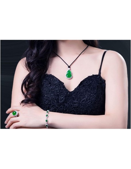 crystal necklaces jewellery for women Necklace Pendant Green Jade Buddha Pendant Laughing Buddha Statue Silver Chain Necklace Pendant/Laughing Buddha Jade Pendant Necklace crystal necklaces jewellery for women Necklace Pendant Green Jade Buddha Pendant Laughing Buddha Statue Silver Chain Necklace Pendant/Laughing Buddha Jade Pendant Necklace