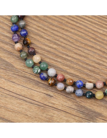 6mm Handmade Prayer 108 Mala Stone Beaded Necklace 6mm Handmade Prayer 108 Mala Stone Beaded Necklace