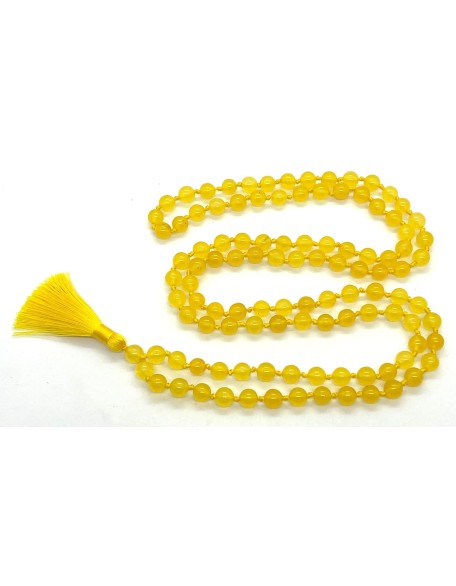 Hand-Knotted Yellow Jade Mala Necklace (8mm, 108 Beads) - Embrace Joy & Abundance - Virgo Birthstone & Solar Plexus Harmony Hand-Knotted Yellow Jade Mala Necklace (8mm, 108 Beads) - Embrace Joy & Abundance - Virgo Birthstone & Solar Plexus Harmony