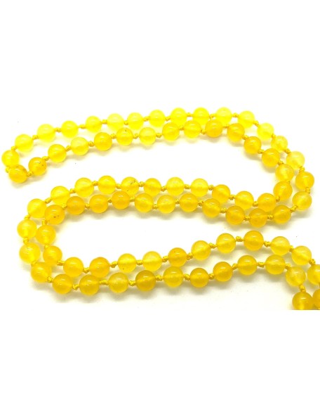 Hand-Knotted Yellow Jade Mala Necklace (8mm, 108 Beads) - Embrace Joy & Abundance - Virgo Birthstone & Solar Plexus Harmony Hand-Knotted Yellow Jade Mala Necklace (8mm, 108 Beads) - Embrace Joy & Abundance - Virgo Birthstone & Solar Plexus Harmony