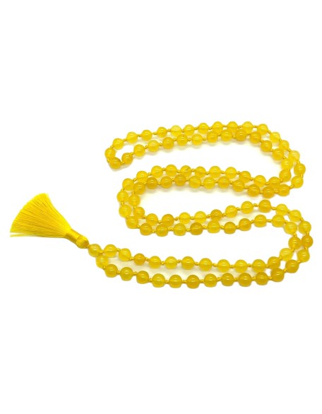 Hand-Knotted Yellow Jade Mala Necklace (8mm, 108 Beads) - Embrace Joy & Abundance - Virgo Birthstone & Solar Plexus Harmony Hand-Knotted Yellow Jade Mala Necklace (8mm, 108 Beads) - Embrace Joy & Abundance - Virgo Birthstone & Solar Plexus Harmony