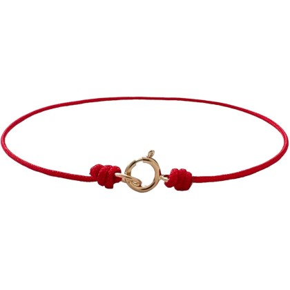 Extra thin Red string bracelet with 14K solid yellow gold Clasp - red cord jewelry for Men Women Unisex - Kabbalah protection Good Luck Amulet Red Thread Gift