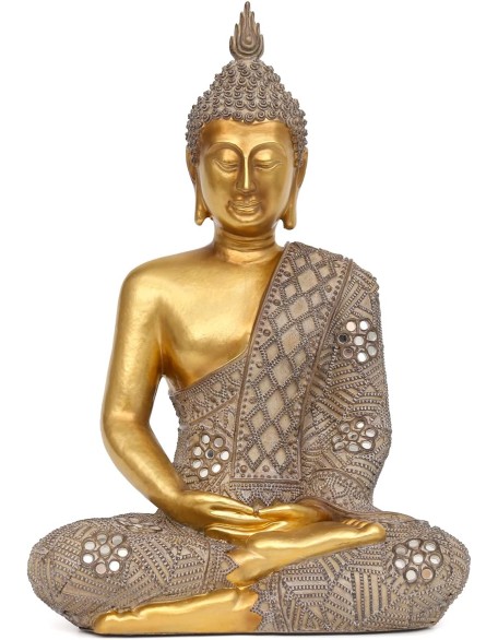 Buddha Statue for Home Decor Gold 12.4”-Buddha Statues for Zen Decor - Spiritual Décor-Buddha Decor for Living Room-Buda – Budda – Indoor Buddha Gift for Relaxation, Meditation or Shrine… Buddha Statue for Home Decor Gold 12.4”-Buddha Statues for Zen Decor - Spiritual Décor-Buddha Decor for Living Room-Buda – Budda – Indoor Buddha Gift for Relaxation, Meditation or Shrine…