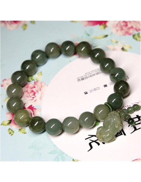 Buddhist Prayer Bead Bracelet,Buddha Meditation Beads Bangle,jewelry 10mm Jadeite Bracelet Oil green Pixiu Men and Women Charm Bracelets Beads Accessories Birthday Gift Green Bracelets (Color : Green) Buddhist Prayer Bead Bracelet,Buddha Meditation Beads Bangle,jewelry 10mm Jadeite Bracelet Oil green Pixiu Men and Women Charm Bracelets Beads Accessories Birthday Gift Green Bracelets (Color : Green)