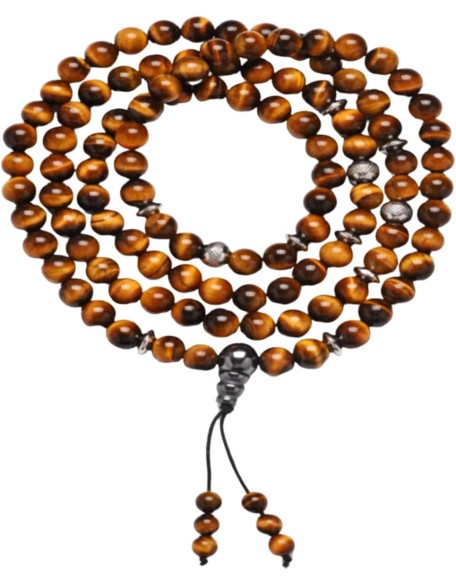 Pahoa Tiger Eye Prayer 108 Beads Mala Mantra Beaded Necklace Stretch Wrap Bracelet Jewelry Collar Pulsera Pahoa Tiger Eye Prayer 108 Beads Mala Mantra Beaded Necklace Stretch Wrap Bracelet Jewelry Collar Pulsera