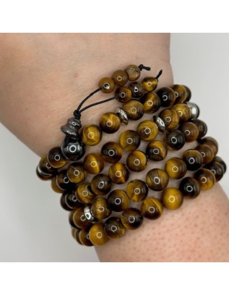 Pahoa Tiger Eye Prayer 108 Beads Mala Mantra Beaded Necklace Stretch Wrap Bracelet Jewelry Collar Pulsera Pahoa Tiger Eye Prayer 108 Beads Mala Mantra Beaded Necklace Stretch Wrap Bracelet Jewelry Collar Pulsera