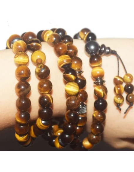 Pahoa Tiger Eye Prayer 108 Beads Mala Mantra Beaded Necklace Stretch Wrap Bracelet Jewelry Collar Pulsera Pahoa Tiger Eye Prayer 108 Beads Mala Mantra Beaded Necklace Stretch Wrap Bracelet Jewelry Collar Pulsera