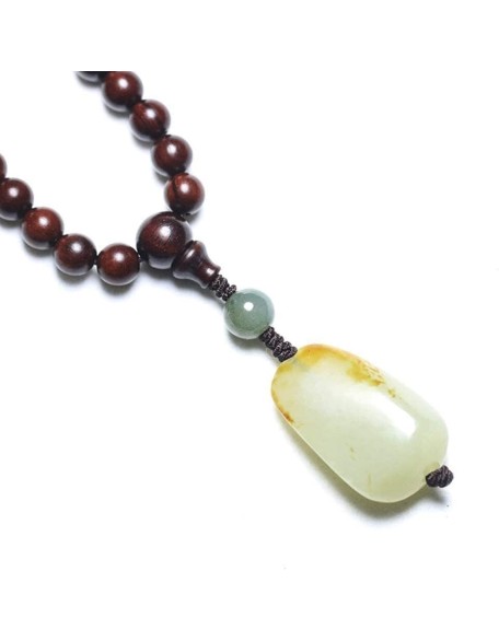 Bead Bracelet,Prayer Beads Bracelet,108 Prayer Beads Natural Sandalwood with Jade Pendant Tibetan Buddhist Bead Necklace Jewelry(Color:A) (Color : Onecolor, Size : 6mm) Bead Bracelet,Prayer Beads Bracelet,108 Prayer Beads Natural Sandalwood with Jade Pendant Tibetan Buddhist Bead Necklace Jewelry(Color:A) (Color : Onecolor, Size : 6mm)
