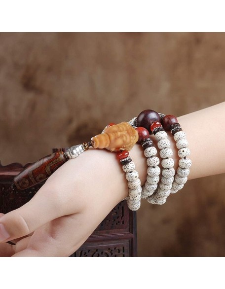 Bead Bracelet,Prayer Beads Bracelet,108 Beads Bracelet Tibetan Buddhist Star Moon Bodhi with Lotus/Buddha Pendant Natural Wood Mala Prayer Bead Necklace(Color:B,Size:7 * 9mm) Bead Bracelet,Prayer Beads Bracelet,108 Beads Bracelet Tibetan Buddhist Star Moon Bodhi with Lotus/Buddha Pendant Natural Wood Mala Prayer Bead Necklace(Color:B,Size:7 * 9mm)
