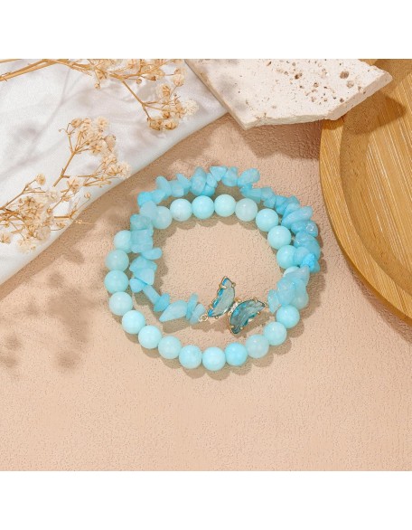 Amethyst Bracelet For Women Anxiety Amethyst Beaded Bracelets Butterfly Charms Healing Stone Layered Bracelet Gifts For Women Amethyst Bracelet For Women Anxiety Amethyst Beaded Bracelets Butterfly Charms Healing Stone Layered Bracelet Gifts For Women