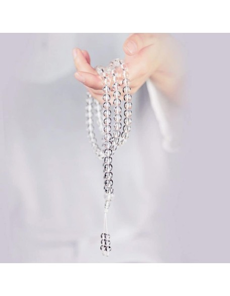 Buddhist Prayer Beads Bracelet,bead bracelet,Prayer Beads,Natural Brazilian White Crystal Necklace 108 Buddha Rosary for Unisex Mala Prayer Medition Buddhist Prayer Beads Bracelet,bead bracelet,Prayer Beads,Natural Brazilian White Crystal Necklace 108 Buddha Rosary for Unisex Mala Prayer Medition