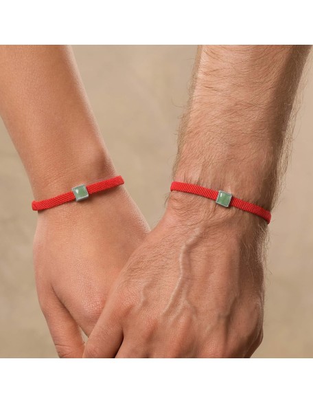 Red String Bracelet with Black Onyx, Jade, Tiger Eye, Lapis Lazuli - Rhodium Plated Brass, Handmade in Thailand, Available in 6.5", 7", 7.5" Lengths Red String Bracelet with Black Onyx, Jade, Tiger Eye, Lapis Lazuli - Rhodium Plated Brass, Handmade in Thailand, Available in 6.5", 7", 7.5" Lengths