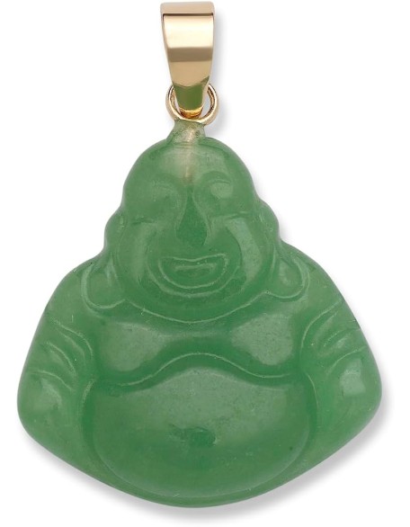 14k Yellow Gold Genuine Green or Lavendar Jade Small Carved Buddha Pendant - 16mm x 22mm - Jade Buddha Necklace for Women 14k Yellow Gold Genuine Green or Lavendar Jade Small Carved Buddha Pendant - 16mm x 22mm - Jade Buddha Necklace for Women