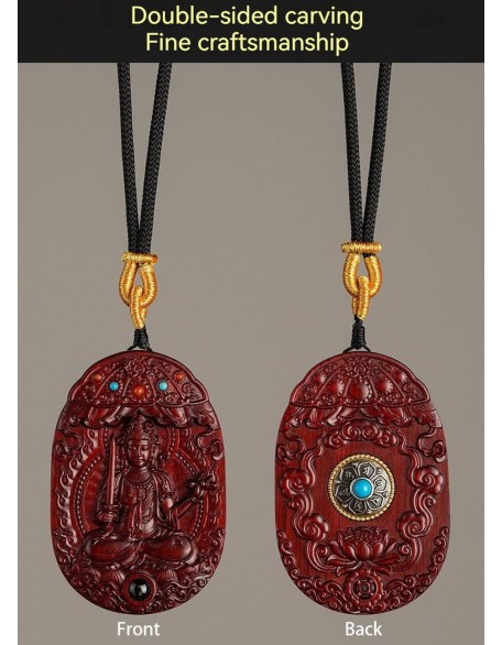 Rosewood Buddha Amulet Pendant Necklace,Tibetan Buddhist Jewelry,Feng Shui Wealth Good Luck Protection,Religion Gifts,Ward Off Evil Necklace Talisman,Handmade Wood Carving Rosewood Buddha Amulet Pendant Necklace,Tibetan Buddhist Jewelry,Feng Shui Wealth Good Luck Protection,Religion Gifts,Ward Off Evil Necklace Talisman,Handmade Wood Carving