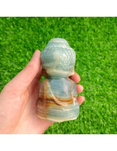 Crystal Statue Natural Crystal Carved Blue Agate Buddha Carved Sculpture Home Decor Gift Crystal Statue Natural Crystal Carved Blue Agate Buddha Carved Sculpture Home Decor Gift