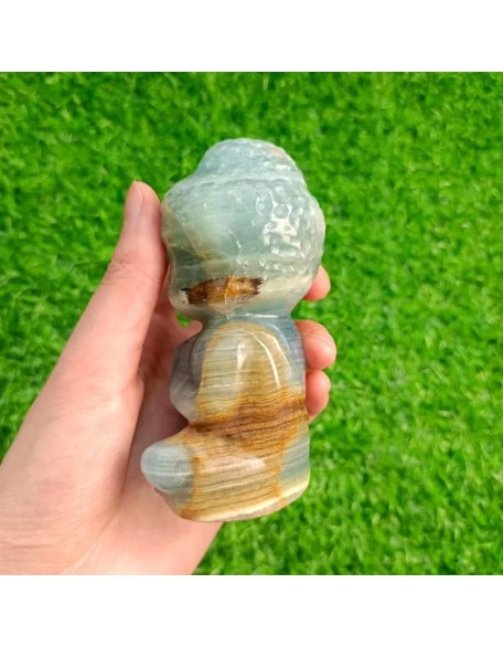 Crystal Statue Natural Crystal Carved Blue Agate Buddha Carved Sculpture Home Decor Gift Crystal Statue Natural Crystal Carved Blue Agate Buddha Carved Sculpture Home Decor Gift