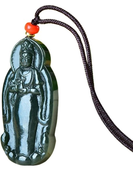 jade pendant necklace,men's jade pendant, Feng Shui Jade Necklace Guanyin Charm Pendant Necklace Natural Jade Necklace Buddha Amulet Jewelry for Men Women Talisman Stone Jade Green Long Necklace Attra jade pendant necklace,men's jade pendant, Feng Shui Jade Necklace Guanyin Charm Pendant Necklace Natural Jade Necklace Buddha Amulet Jewelry for Men Women Talisman Stone Jade Green Long Necklace Attra
