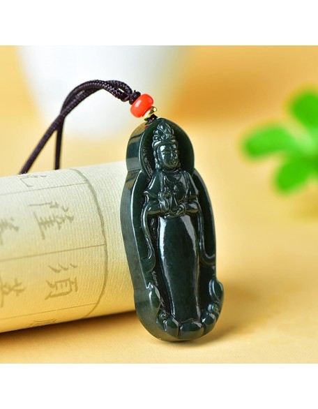 jade pendant necklace,men's jade pendant, Feng Shui Jade Necklace Guanyin Charm Pendant Necklace Natural Jade Necklace Buddha Amulet Jewelry for Men Women Talisman Stone Jade Green Long Necklace Attra jade pendant necklace,men's jade pendant, Feng Shui Jade Necklace Guanyin Charm Pendant Necklace Natural Jade Necklace Buddha Amulet Jewelry for Men Women Talisman Stone Jade Green Long Necklace Attra