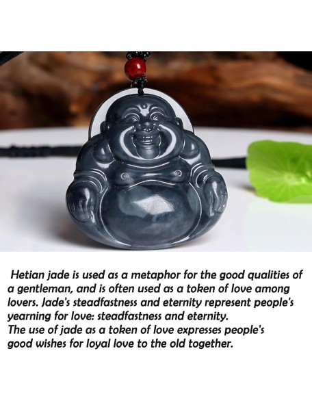 jade pendant necklace,men's jade pendant, Feng Shui Necklace Natural Gemstone Hetian Jade Necklace Pendant Laughing Buddha Pendant Charm Lucky Charm for Women Men Amulet Jewelry for Protection Crystal jade pendant necklace,men's jade pendant, Feng Shui Necklace Natural Gemstone Hetian Jade Necklace Pendant Laughing Buddha Pendant Charm Lucky Charm for Women Men Amulet Jewelry for Protection Crystal