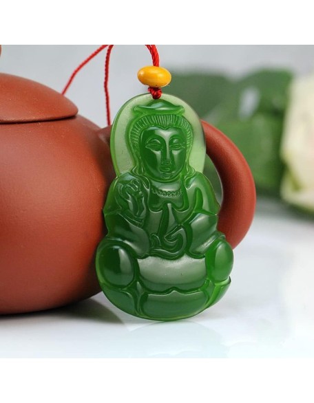 Dark green Jade GuanYin Buddha Pendant Necklace for Men Women Genuine Grade A Ice Emerald Jadite Necklaces Dark green Jade GuanYin Buddha Pendant Necklace for Men Women Genuine Grade A Ice Emerald Jadite Necklaces
