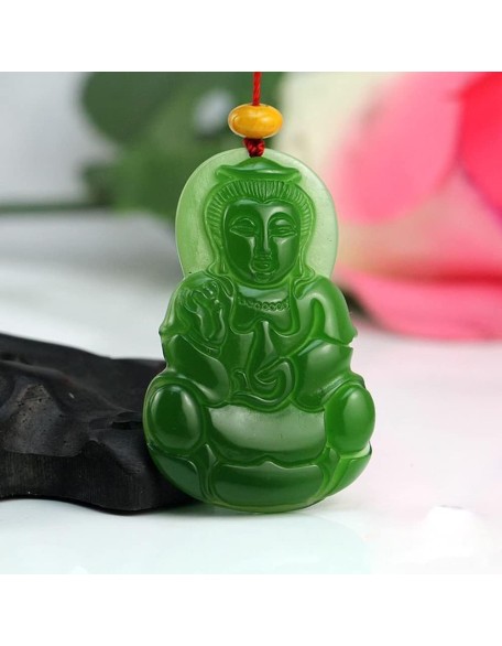 Dark green Jade GuanYin Buddha Pendant Necklace for Men Women Genuine Grade A Ice Emerald Jadite Necklaces Dark green Jade GuanYin Buddha Pendant Necklace for Men Women Genuine Grade A Ice Emerald Jadite Necklaces