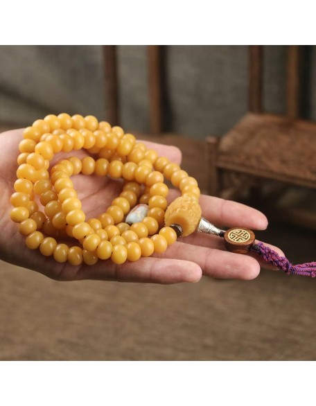 Mala Bead,Buddhist Rosary, Tibetan Buddhist Prayer Beads 108 Weathered Bodhi Root Beaded Bracelet Necklace Buddha Rosary Beads for Men Women Prayer Meditation Mala Bead,Buddhist Rosary, Tibetan Buddhist Prayer Beads 108 Weathered Bodhi Root Beaded Bracelet Necklace Buddha Rosary Beads for Men Women Prayer Meditation