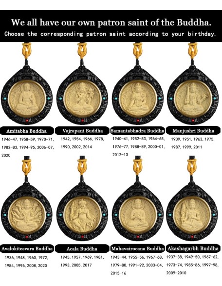 Meditation Buddha Necklace for Men Women, Ebony Wood Tibetan Buddhist Bodhisattva Amulet Pendant, Handmade Wood Carving Necklace, Spiritual Gift, Gifts for Buddhist Meditation Buddha Necklace for Men Women, Ebony Wood Tibetan Buddhist Bodhisattva Amulet Pendant, Handmade Wood Carving Necklace, Spiritual Gift, Gifts for Buddhist