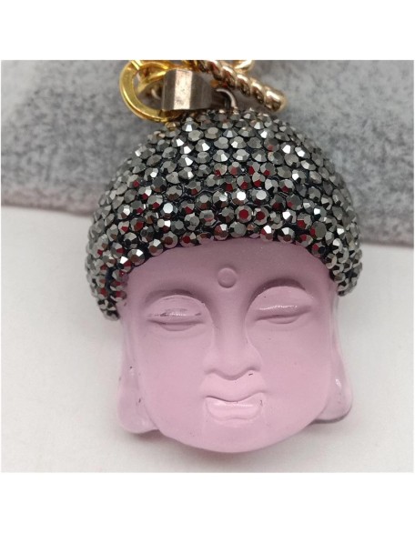 Women's Necklaces Freshwater White Pearl Keshi Pearl Necklace Quartz Pave Buddha Pendant Necklace Fashion accessories Women's Necklaces Freshwater White Pearl Keshi Pearl Necklace Quartz Pave Buddha Pendant Necklace Fashion accessories