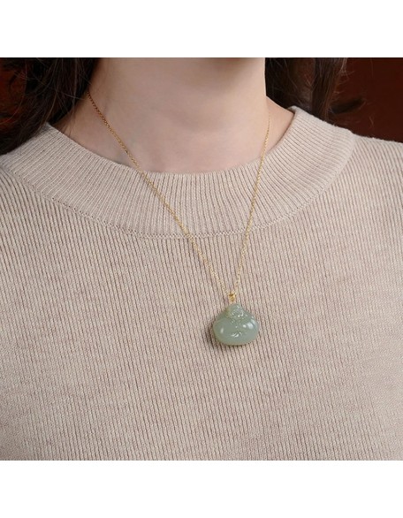 Feng Shui Pendant,Feng Shui Green Hetian Jade Laughing Buddha Wealth Pendant Necklace Chakra Crystal Amulet Lucky Wealth Ward Off Evil Spirits Sweater Chain Attract Wealth Men Women Pendant necklace Feng Shui Pendant,Feng Shui Green Hetian Jade Laughing Buddha Wealth Pendant Necklace Chakra Crystal Amulet Lucky Wealth Ward Off Evil Spirits Sweater Chain Attract Wealth Men Women Pendant necklace