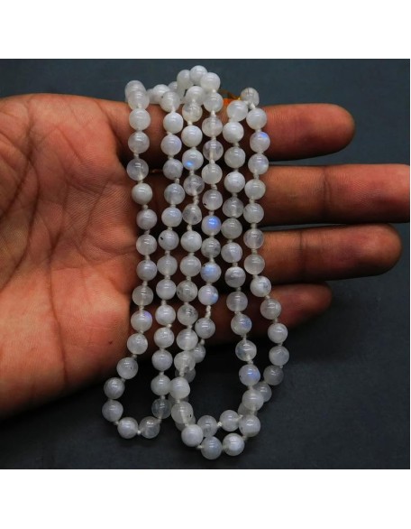 White Rainbow 108 Mala Necklace|108 Prayer Beaded Mala Necklace| Hand knotted Mala | Japa Mala| 6mm Round Beads| Meditation Tassel White Rainbow 108 Mala Necklace|108 Prayer Beaded Mala Necklace| Hand knotted Mala | Japa Mala| 6mm Round Beads| Meditation Tassel