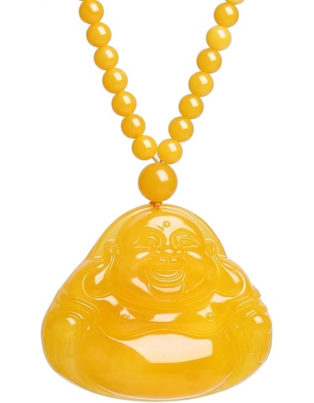 Jade Necklaces for Women Men, Maitreya Buddha Carved Pendant Laughing Buddha Chain Jewelry Jade Necklaces for Women Men, Maitreya Buddha Carved Pendant Laughing Buddha Chain Jewelry