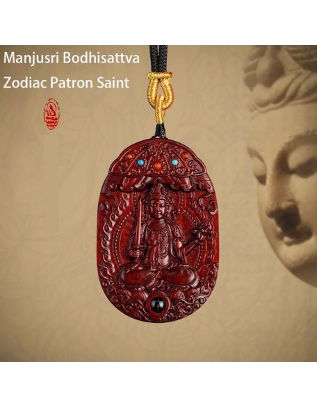 Rosewood Buddha Statue Pendant Necklace, Tibetan Buddhist Jewelry, Feng Shui Wealth Protection Lucky Amulet, Ward Off Evil Talisman, Handmade Wood Carving Religion Gift Rosewood Buddha Statue Pendant Necklace, Tibetan Buddhist Jewelry, Feng Shui Wealth Protection Lucky Amulet, Ward Off Evil Talisman, Handmade Wood Carving Religion Gift
