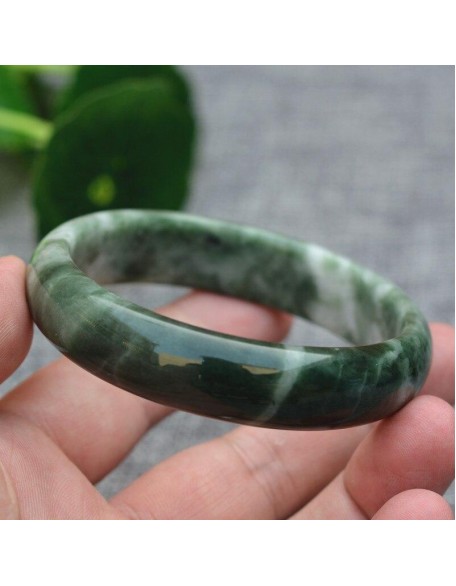 Pure Jade Bangle Bracelet - Healing & Protecting Pure Jade Bangle Bracelet - Healing & Protecting