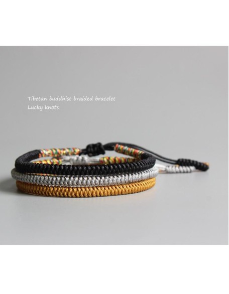 Tibetan Handmade Knot Bracelets - Attract Wisdom Tibetan Handmade Knot Bracelets - Attract Wisdom