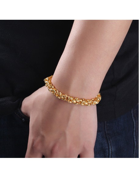 Double-Headed Golden Dragon Bracelet - Success & Fortune Double-Headed Golden Dragon Bracelet - Success & Fortune