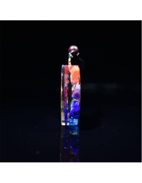 Chakra Orgonite Necklace - Balances Orgone Energy & EMF Protection Chakra Orgonite Necklace - Balances Orgone Energy & EMF Protection